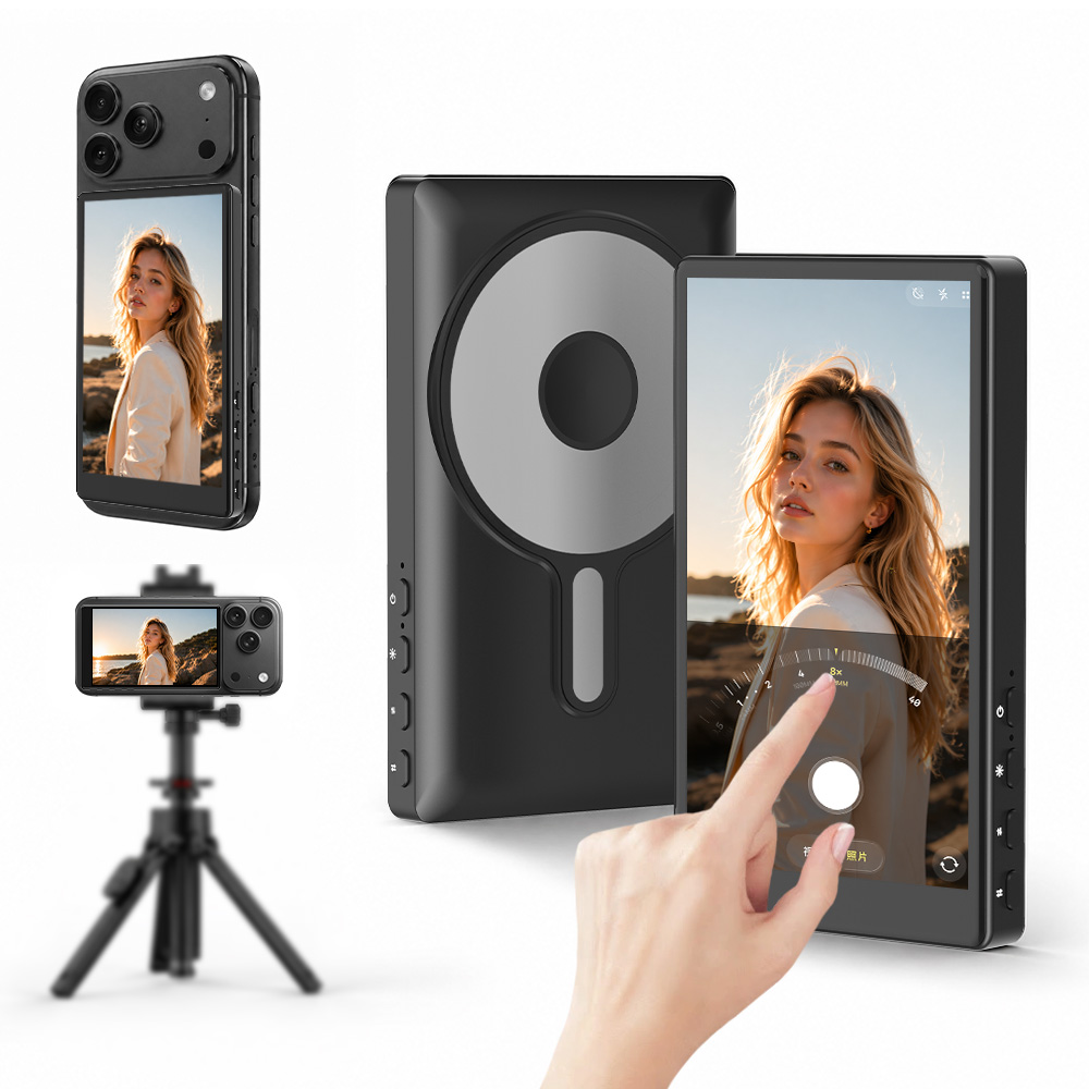 Photography Zoom - Vlog Selfie Monitor Screen for iPhone