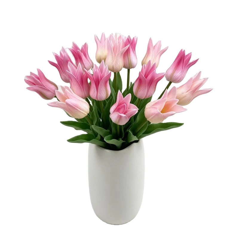 Photography Hotel - 10pcs PU Tulip Artificial Flowers Home