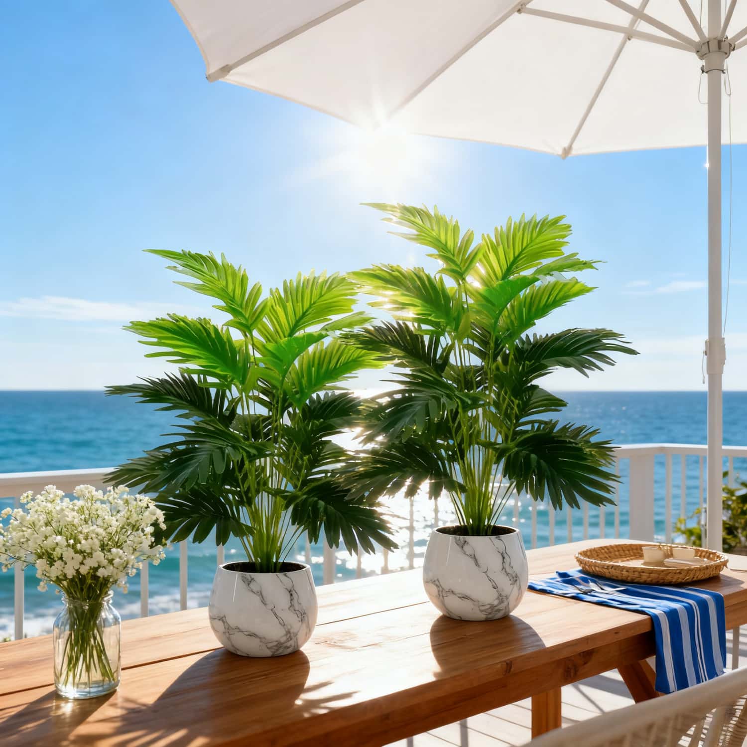 Photography Hotel - 2 pcs Giant Artificial Plants -Realistic