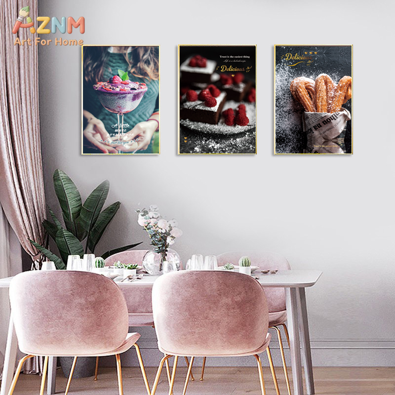AZNM 3PCS Delicious Dessert Ca - Photography Quotes Inspirational ulasan dan harga