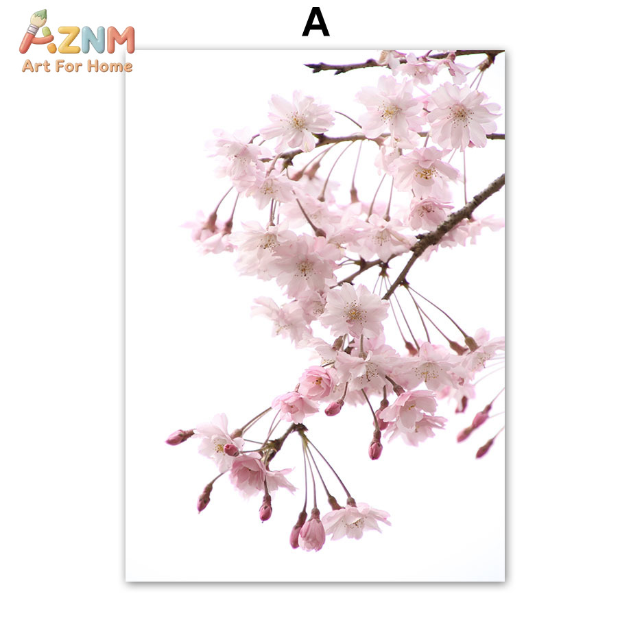AZNM Pink Cherry Blossom Canva - Photography Quotes Inspirational ulasan dan harga