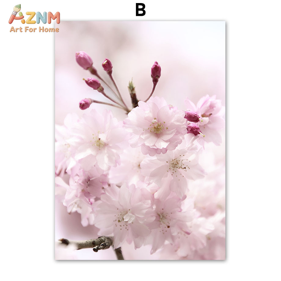 AZNM Pink Cherry Blossom Canva - Photography Quotes Inspirational ulasan dan harga