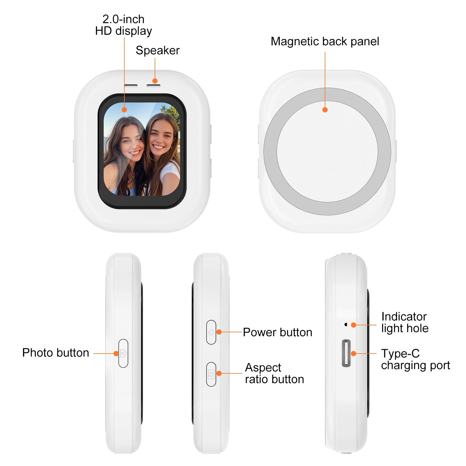 PULUZ Magnetic Phone Vlog Self - Photography Zoom ulasan dan harga