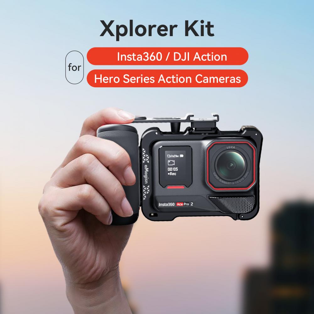 Street Photography Handle Grip - Photography Grip Insta360 X5 ulasan dan harga