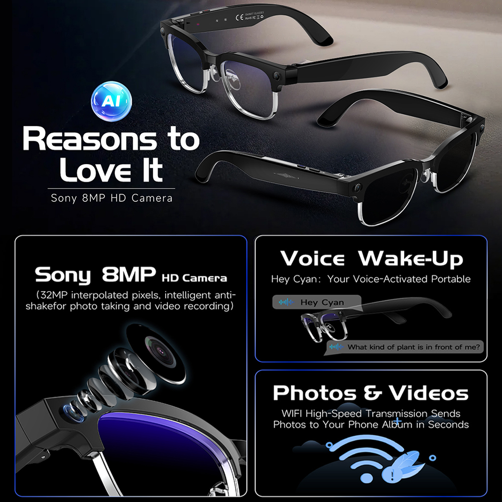 2026 New Men Smart AI Glasses  - Photography Japanese ulasan dan harga