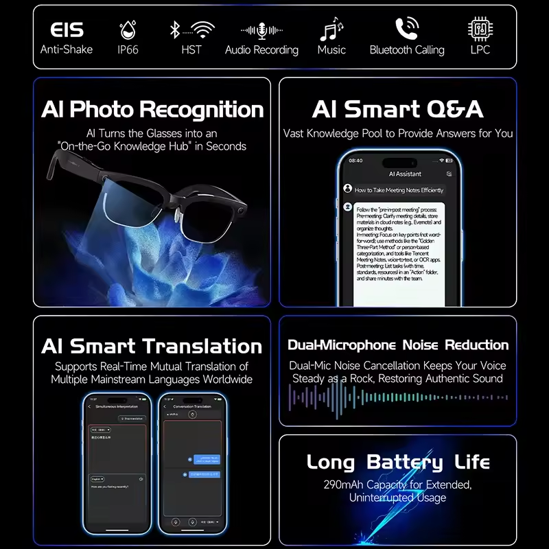 2026New AI Smart Glasses 120+L - Photography Japanese ulasan dan harga