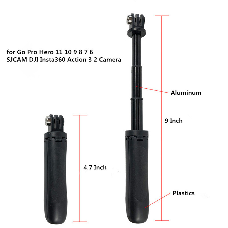 Mini Selfie Stick Shorty Tripo - Photography Grip Insta360 X5 ulasan dan harga
