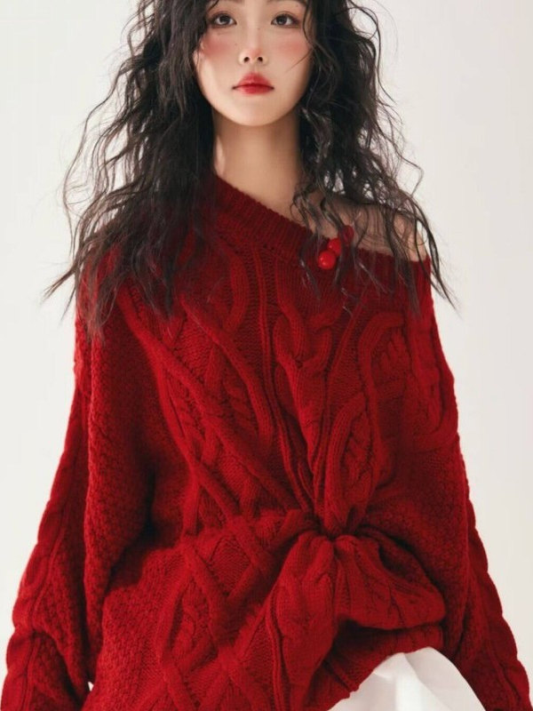 Red Sweater Girl Studio Art Ph - Photography Young ulasan dan harga
