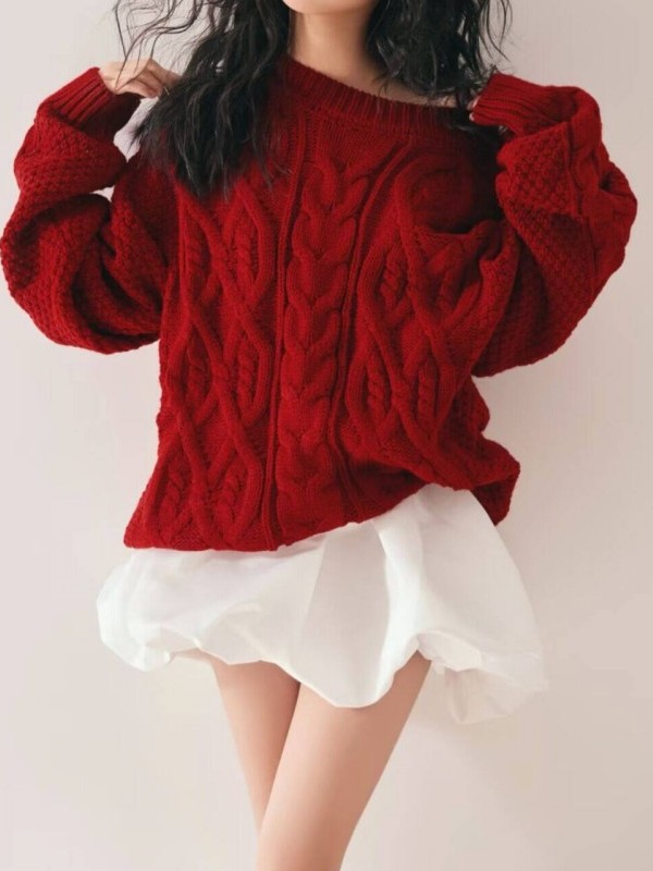 Red Sweater Girl Studio Art Ph - Photography Young ulasan dan harga