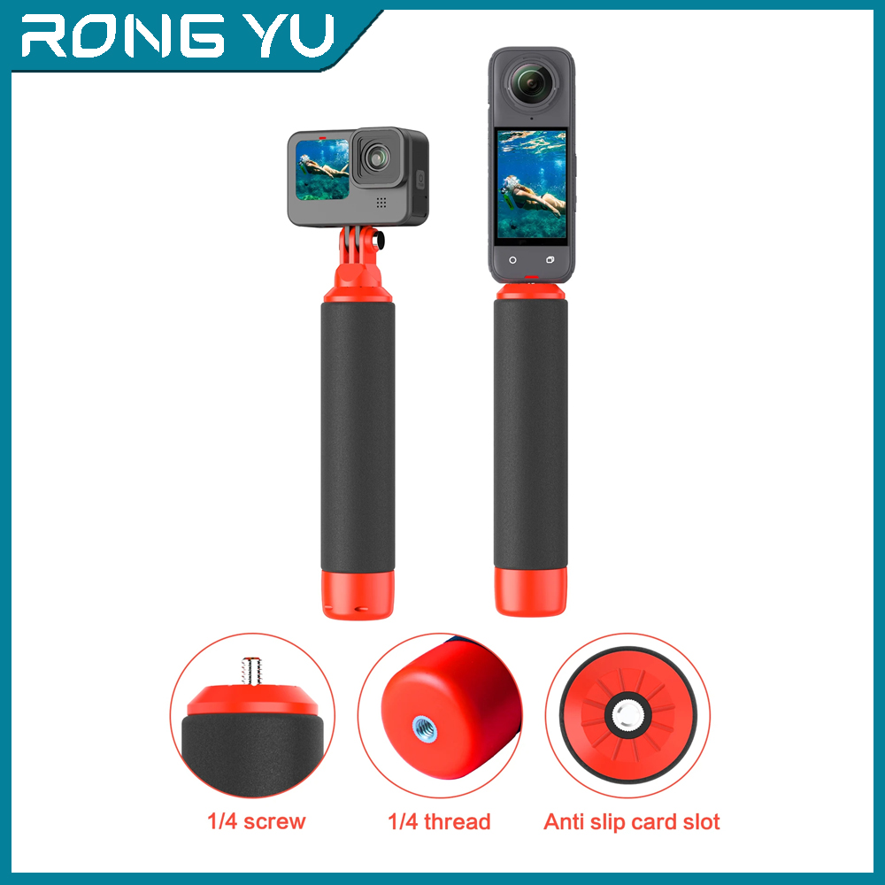 Floating Hand Grip for Insta36 - Photography Grip Insta360 X5 ulasan dan harga