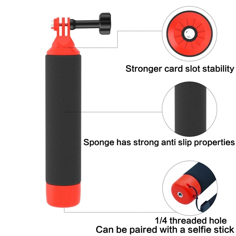 Floating Hand Grip for Insta36 - Photography Grip Insta360 X5 ulasan dan harga