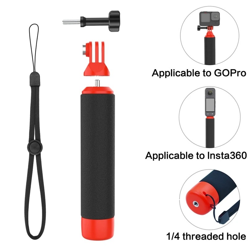 Floating Hand Grip for Insta36 - Photography Grip Insta360 X5 ulasan dan harga
