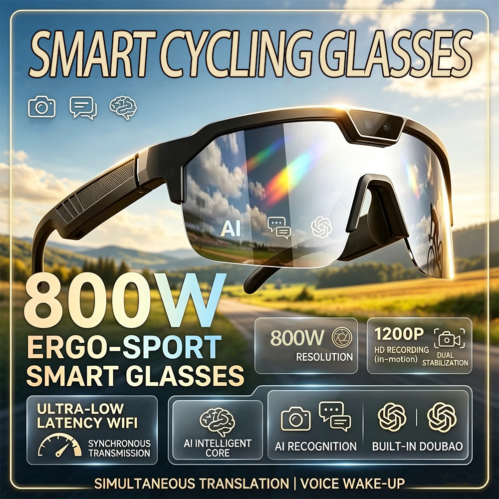 2026 Cycling Glasses with 800W - Photography Japanese ulasan dan harga