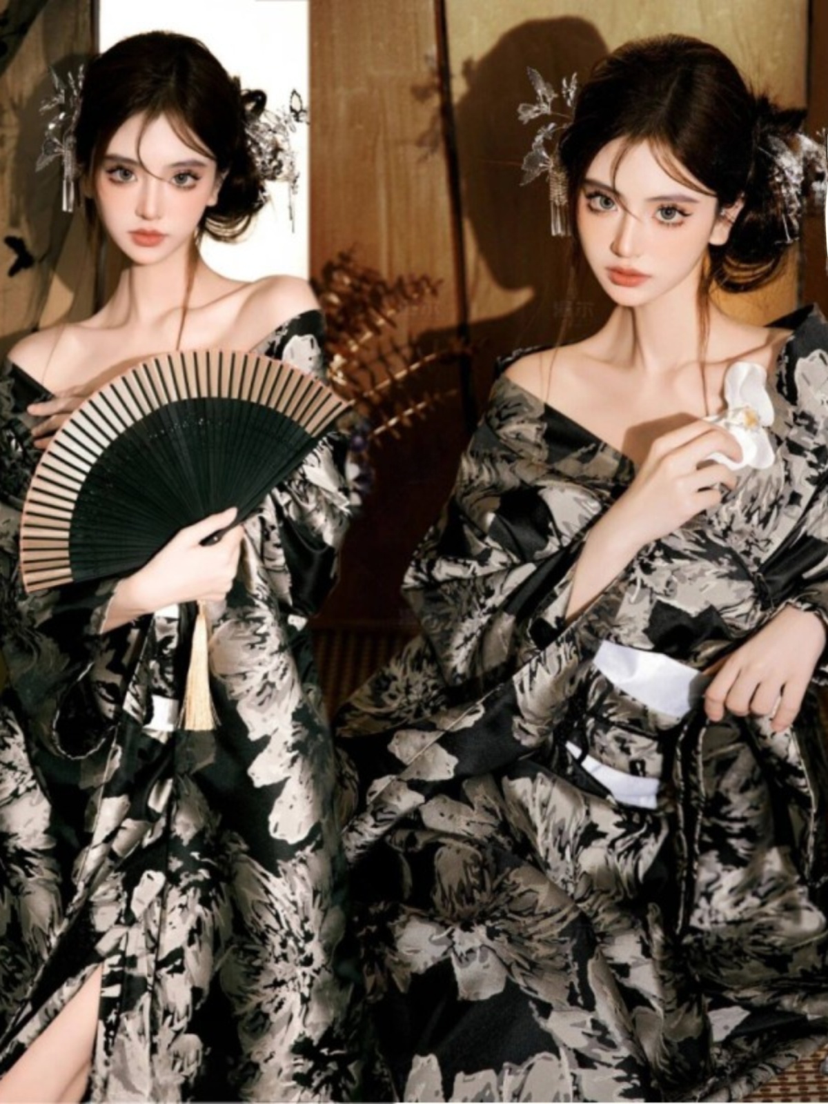 New Style Kimono Bathrobe Phot - Photography Young ulasan dan harga