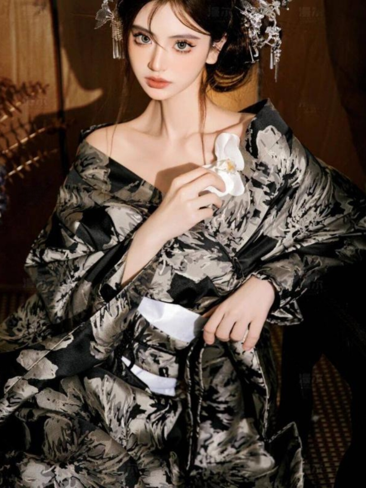 New Style Kimono Bathrobe Phot - Photography Young ulasan dan harga