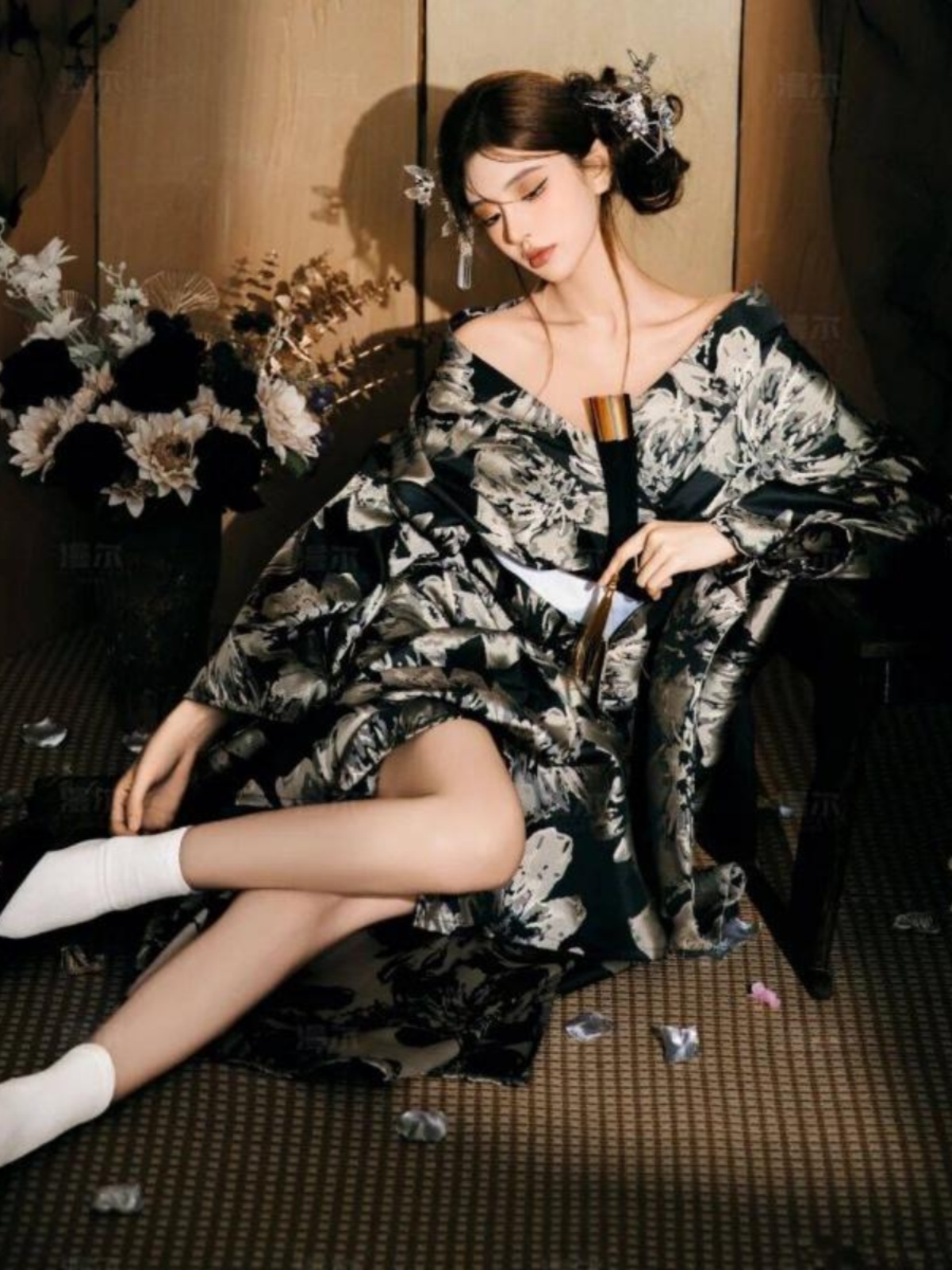 New Style Kimono Bathrobe Phot - Photography Young ulasan dan harga