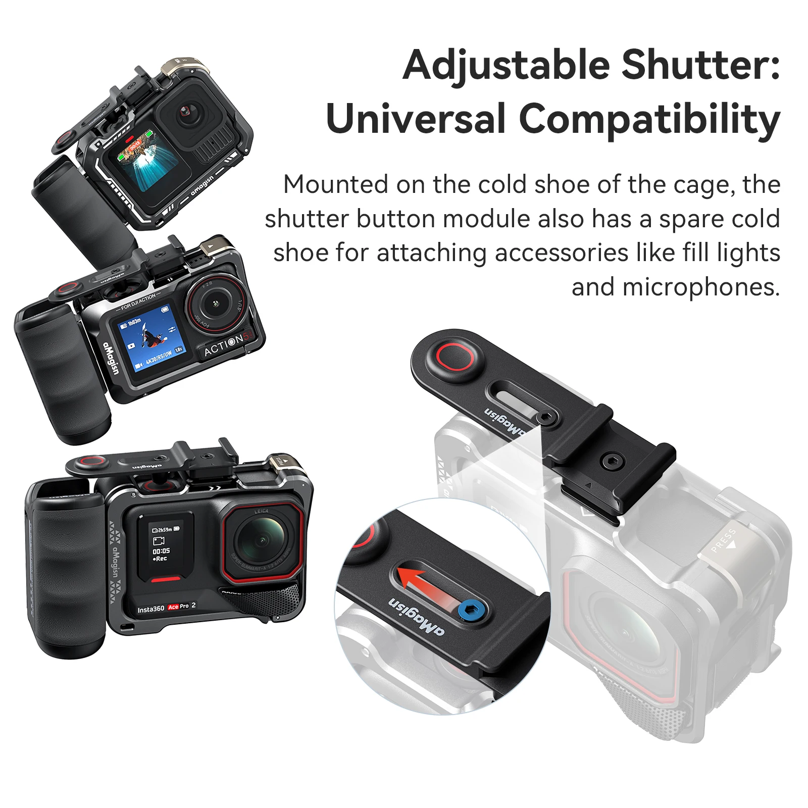 Universal Photography Handle G - Photography Grip Insta360 X5 ulasan dan harga