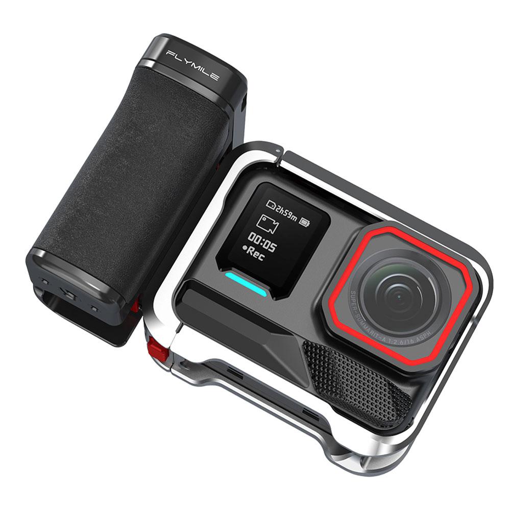 Metal Quick-Release Street Pho - Photography Grip Insta360 X5 ulasan dan harga