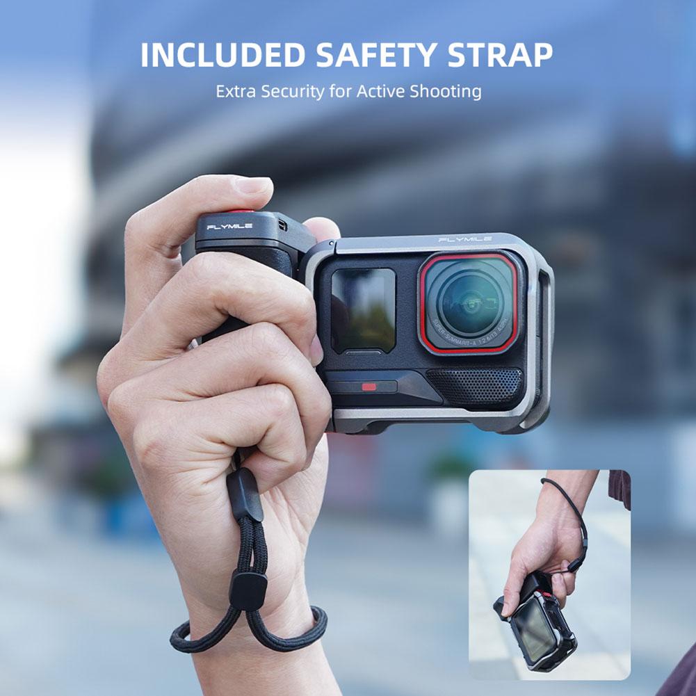 Metal Quick-Release Street Pho - Photography Grip Insta360 X5 ulasan dan harga