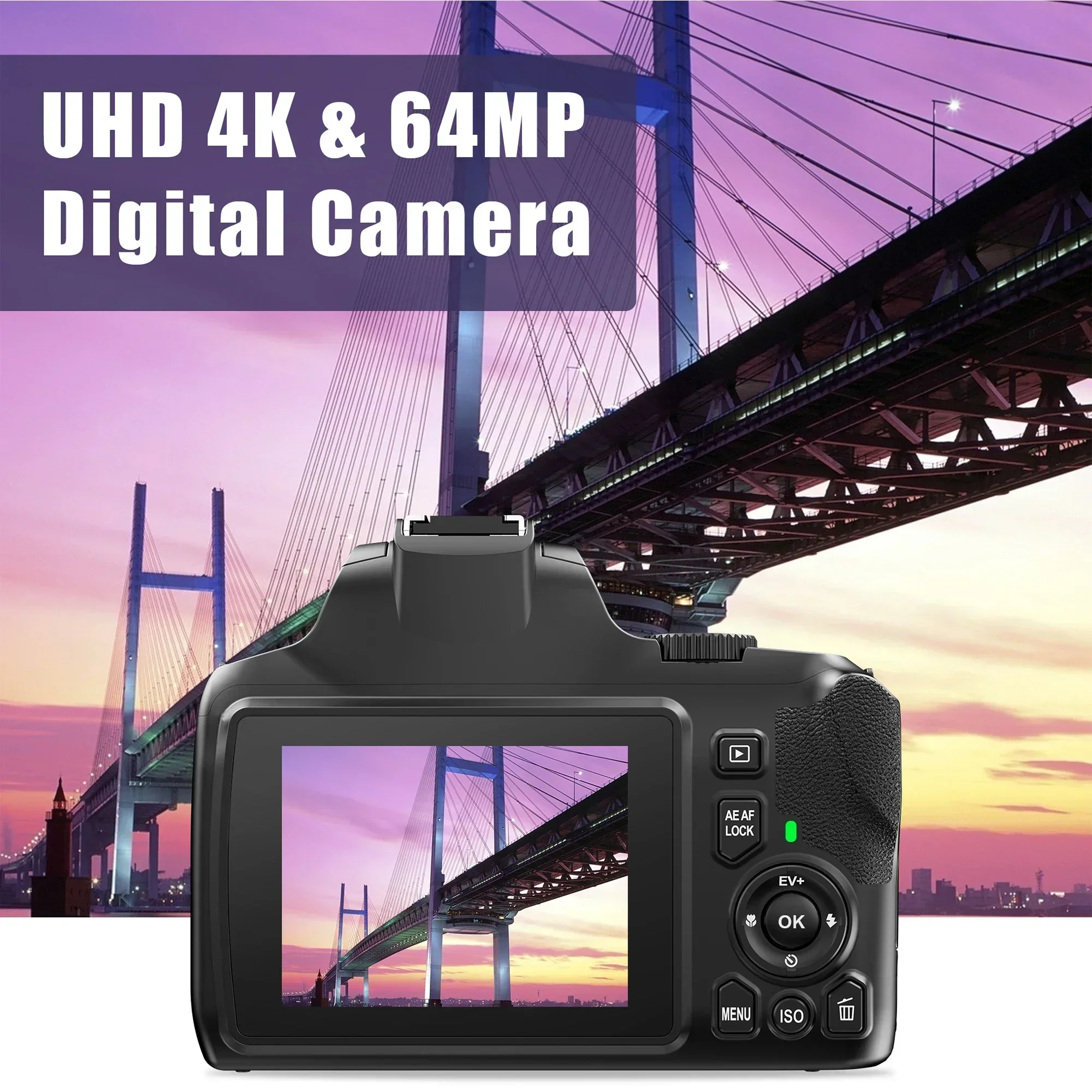 4K Digital Camera for Photogra - Photography Zoom ulasan dan harga