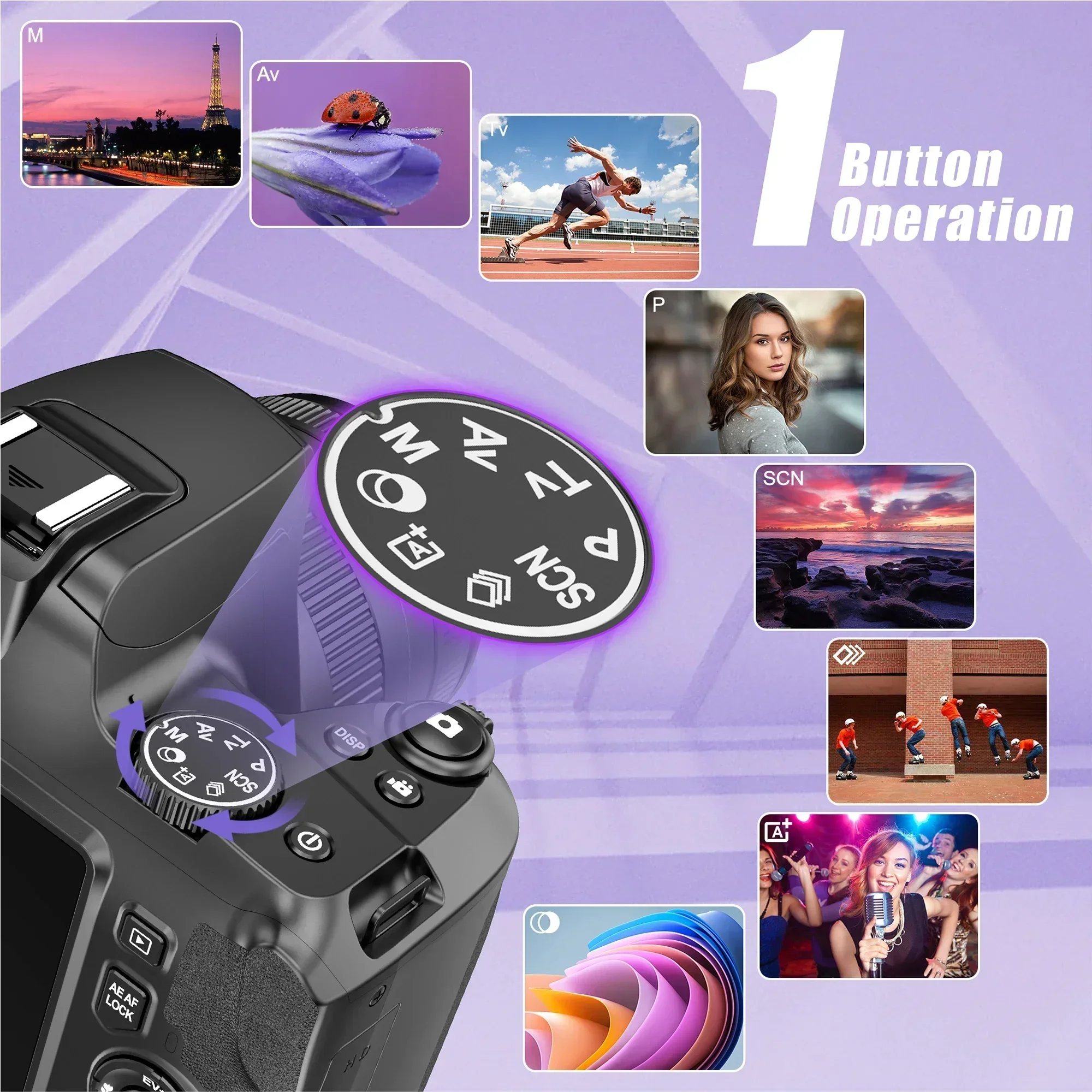 4K Digital Camera for Photogra - Photography Zoom ulasan dan harga