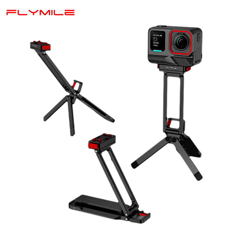 Flymile Magnetic Metal Tripod  - Photography Grip Insta360 X5 ulasan dan harga