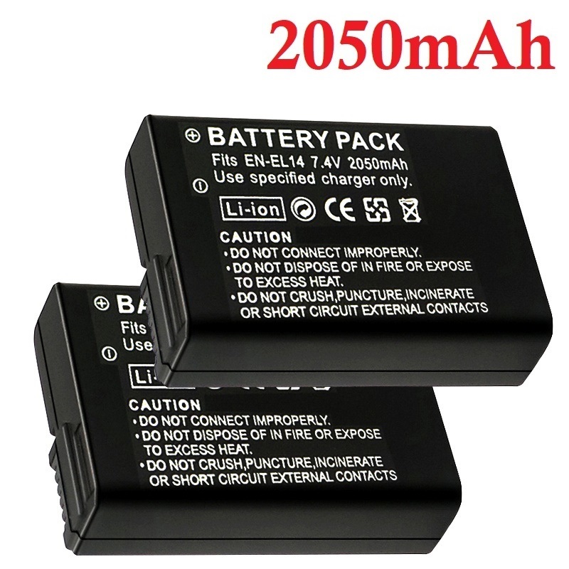 2050mah EN-EL14a EL14 CAMERA B - Nikon Camera D3500 ulasan dan harga
