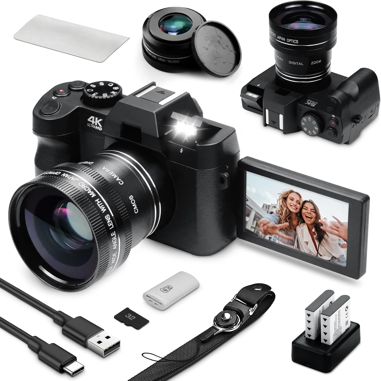 48MP Digital Camera with WiFi  - Photography Zoom ulasan dan harga