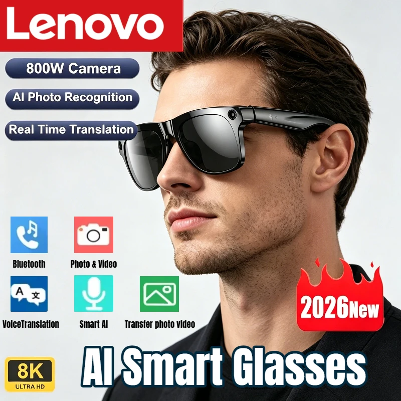 Lenovo AI Smart Glasses 8K HD  - Photography Japanese ulasan dan harga