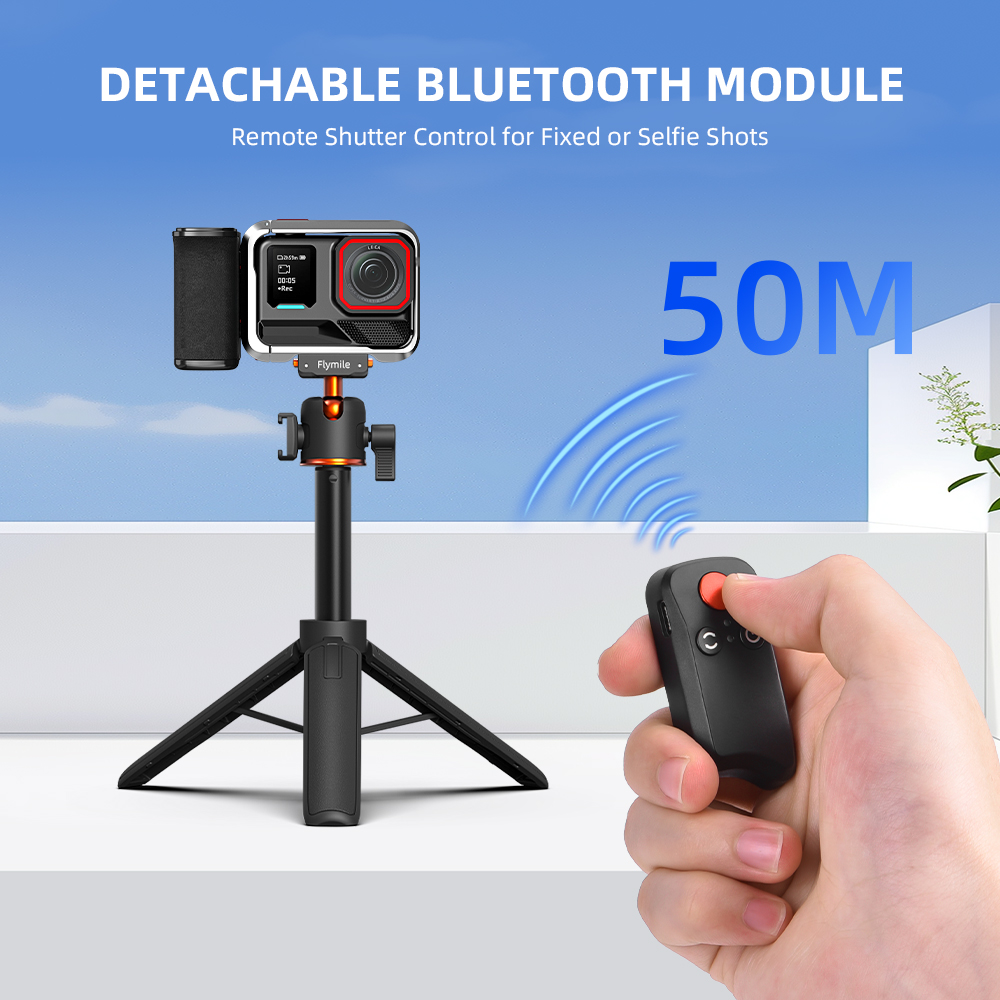 Flymile 50M Bluetooth Grip Han - Photography Grip Insta360 X5 ulasan dan harga