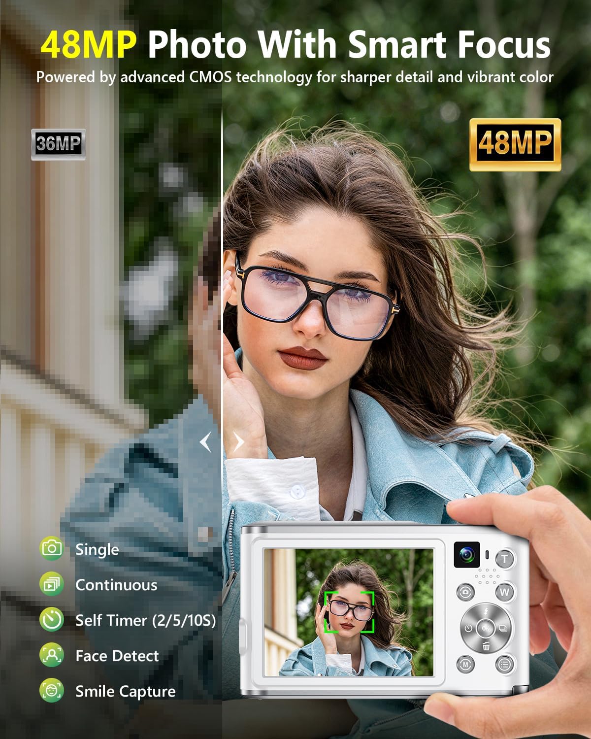4K Digital Camera for Vlogging - Photography Zoom ulasan dan harga