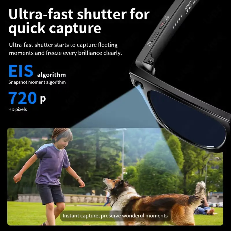 AI Smart Glasses with 8MP Came - Photography Japanese ulasan dan harga